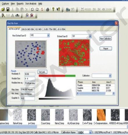 鑄鐵圖像分析軟件